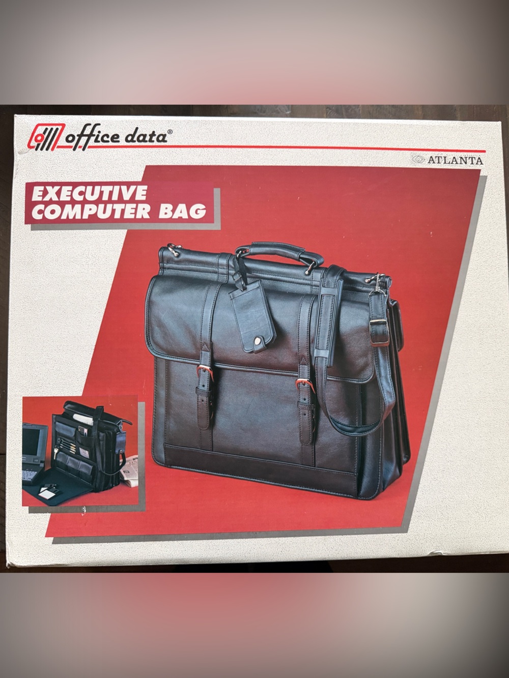 Executive Computer Briefcase - Black